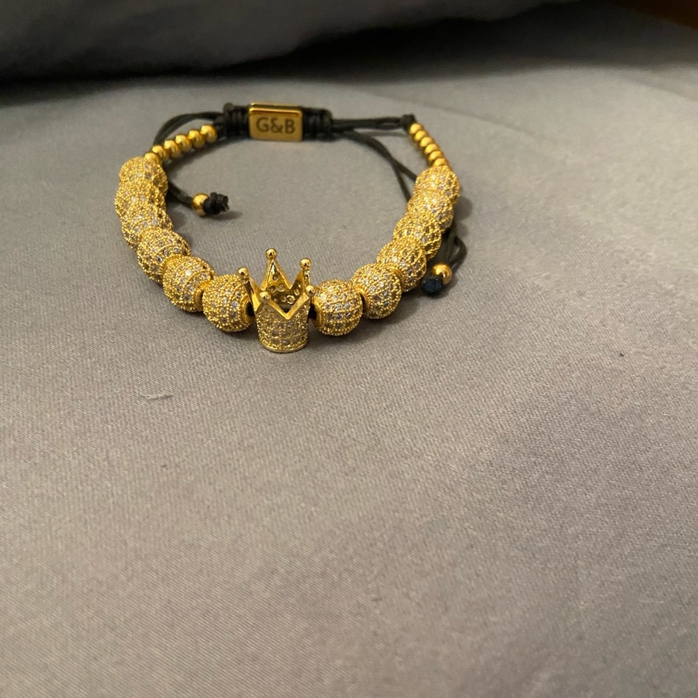 Men’s luxury bracelet Gold & Black